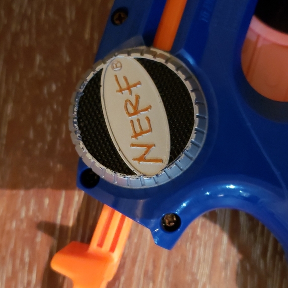 💖HP💖Nerf NITE FINDER Gun Blasters Blue Orange 2003 lot w red laser light sight - Picture 4 of 8